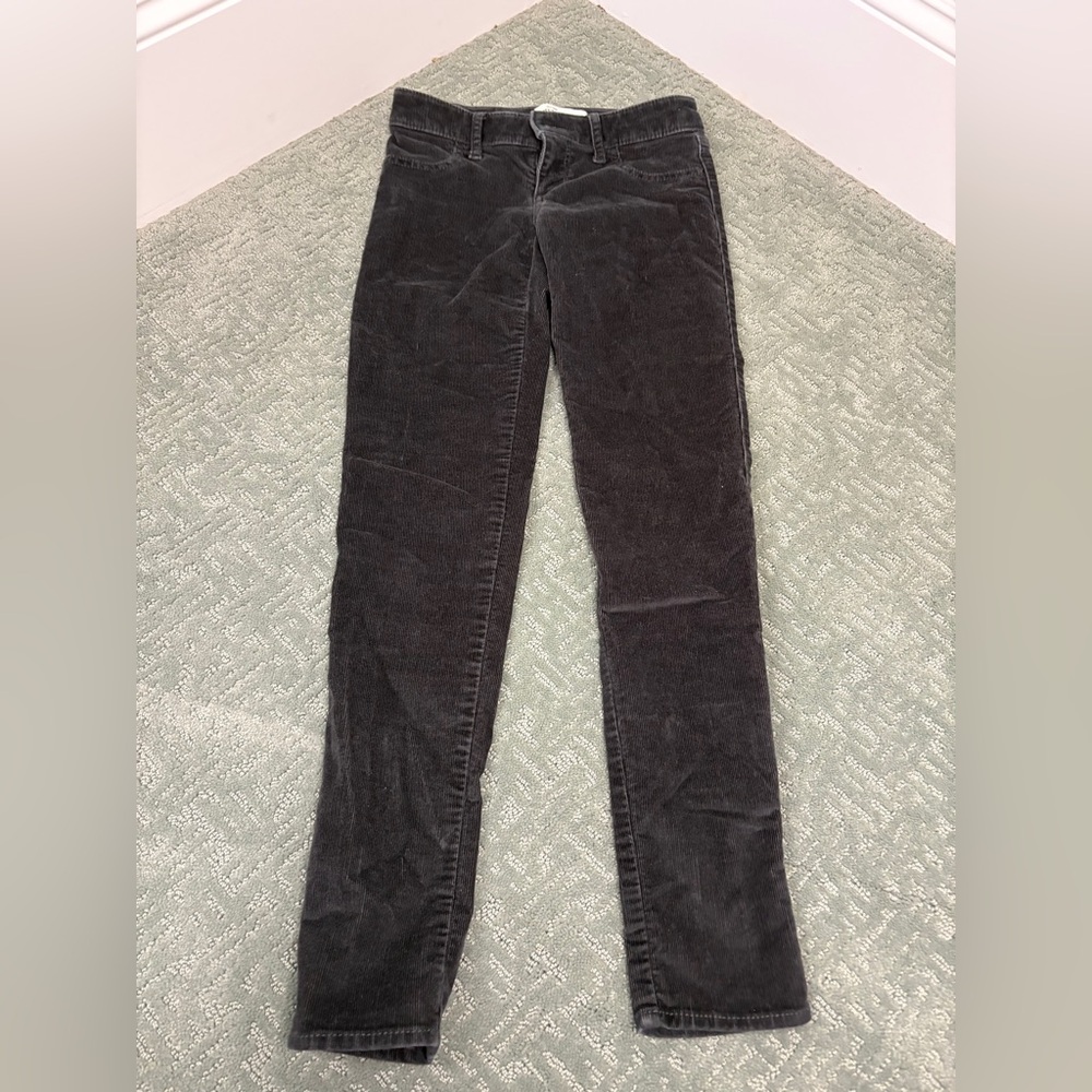 Abercrombie teen girls low rise corduroy pants